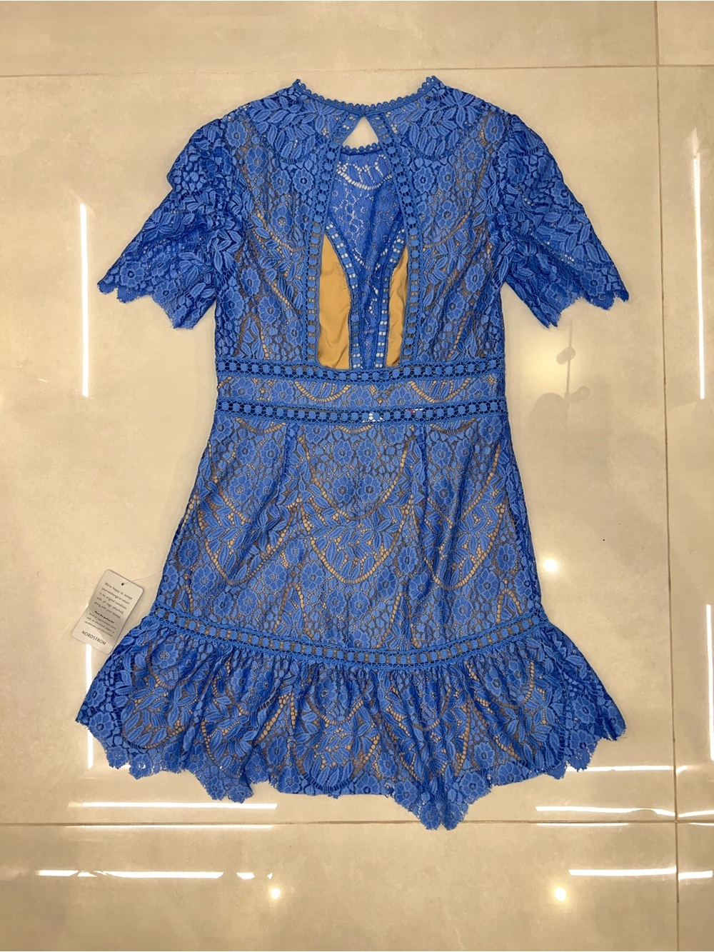 Saylor NWT Darian Dress in Blue - Picture 5 of 7